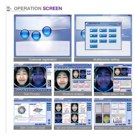 Analizador De Piel Inteligente IA Beco Scanner Facial 3D - Imagen 4