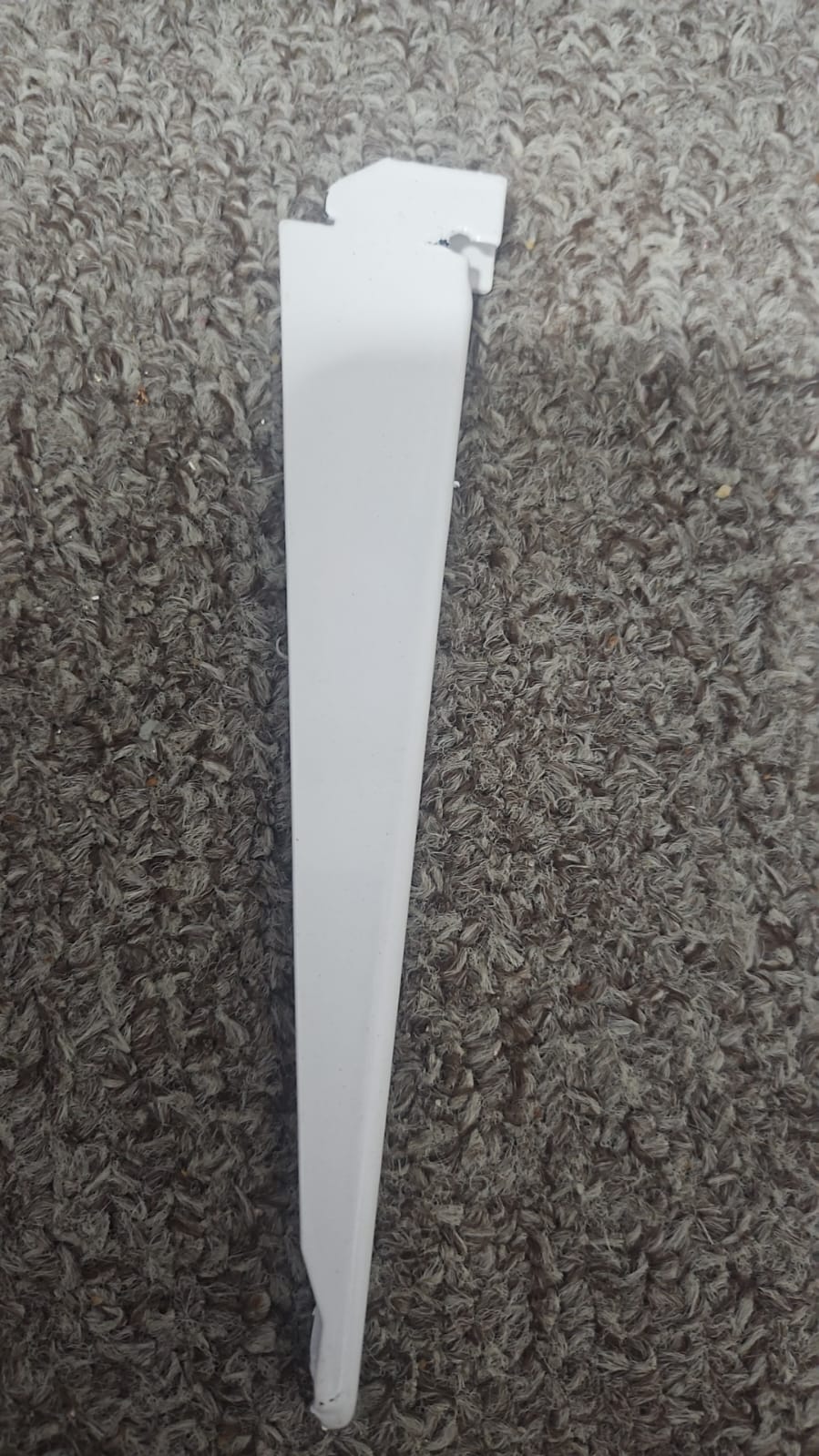 Pack 6 Ménsulas 17,5 cm Doble Enganche Blancas Reforzadas - Imagen 2