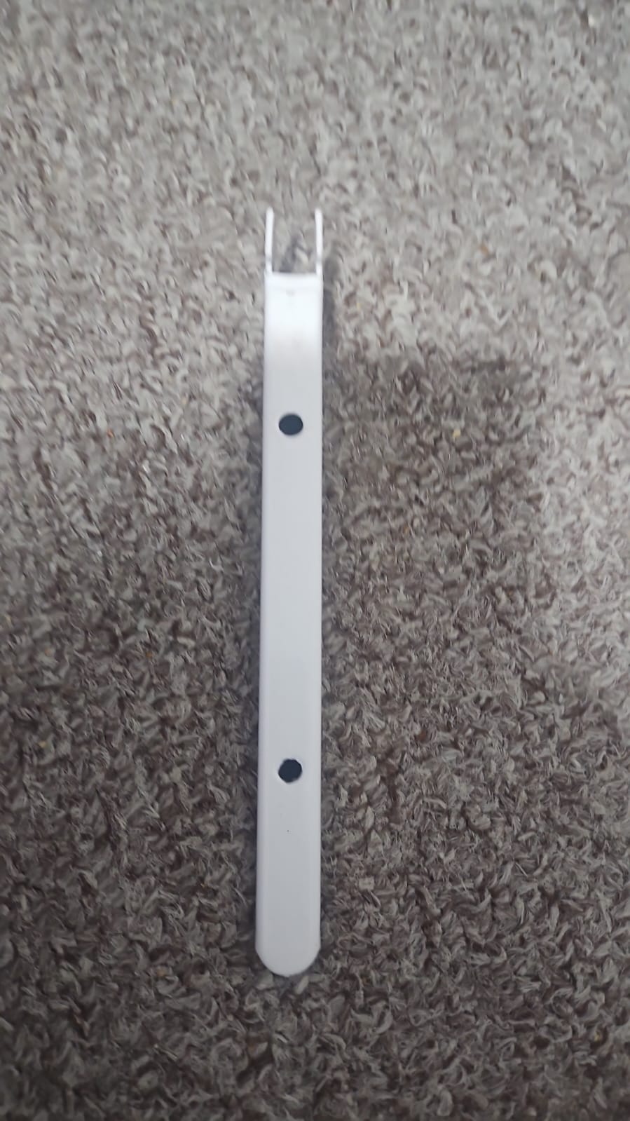 Pack 6 Ménsulas 17,5 cm Doble Enganche Blancas Reforzadas - Imagen 3