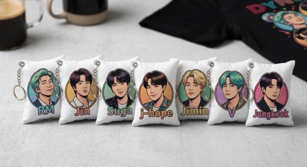 LLavero almohadita BTS