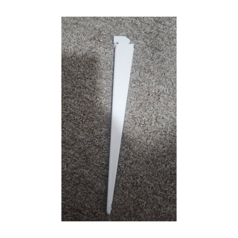Pack de 5 Ménsulas Metálicas Doble Enganche de 27 cm Blancas