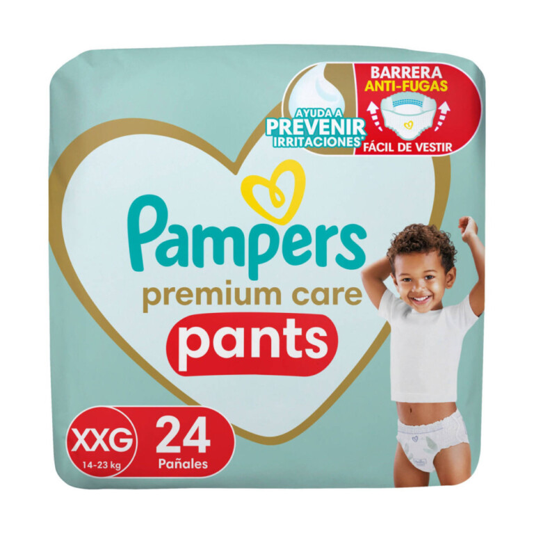 Pañales Pampers Premium Care Pants XXG 24 Unidades