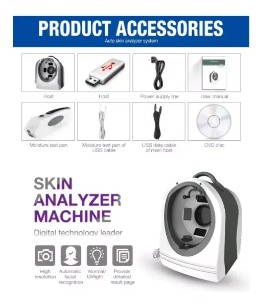 Analizador De Piel Inteligente Ia Beco 3d Scanner Facial IA - Imagen 4