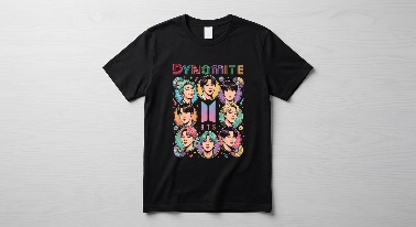 Remera de algodon de BTS